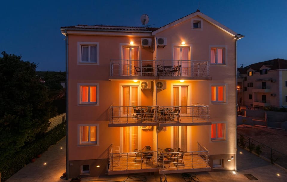 Property building, Sunset