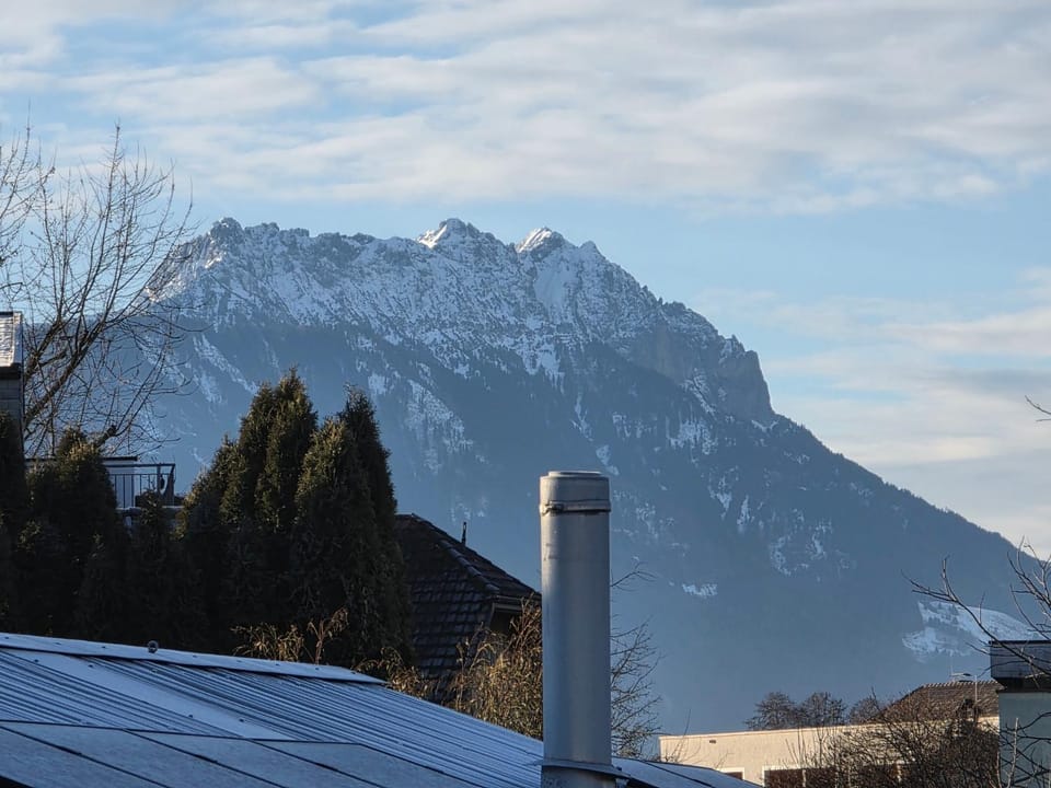Coraline -Koblach, 6-10 P, 3 Schlafzimmer, Küche, riesige Terrasse, Parkplatz, WiFi, Stellplatz Ski Apartment in Appenzell Innerrhoden, Switzerland
