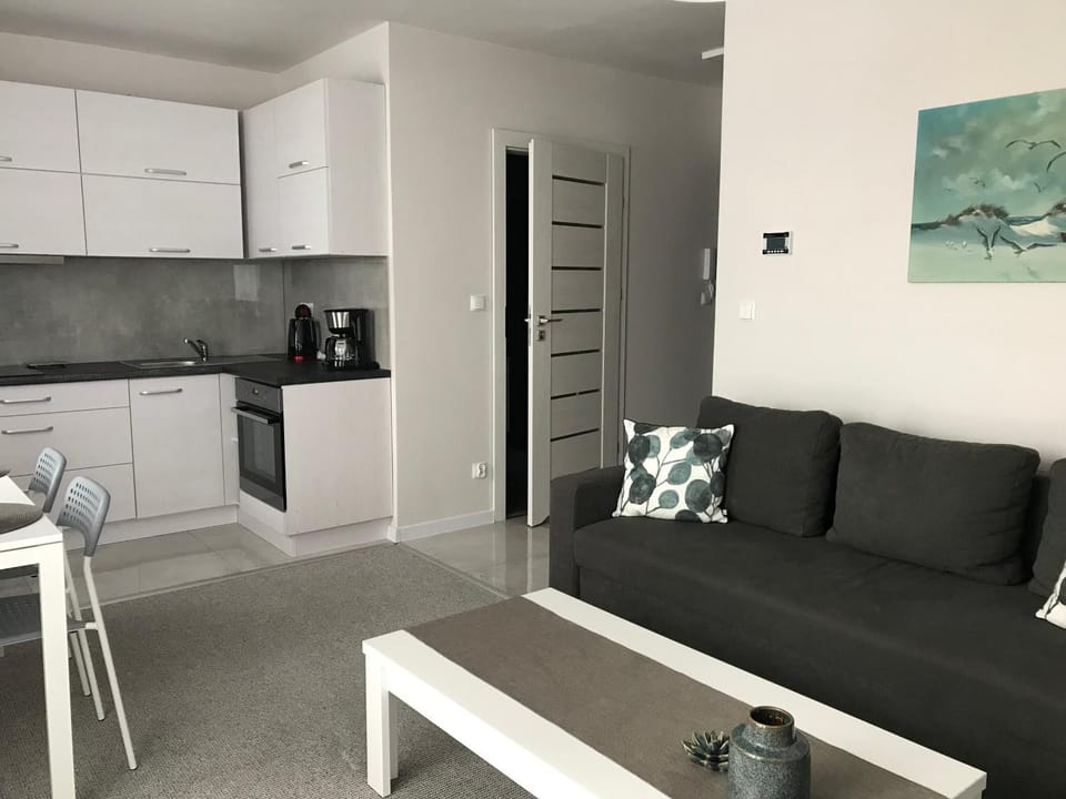 Apartament koloru morza - Turkus Apartment in Leba