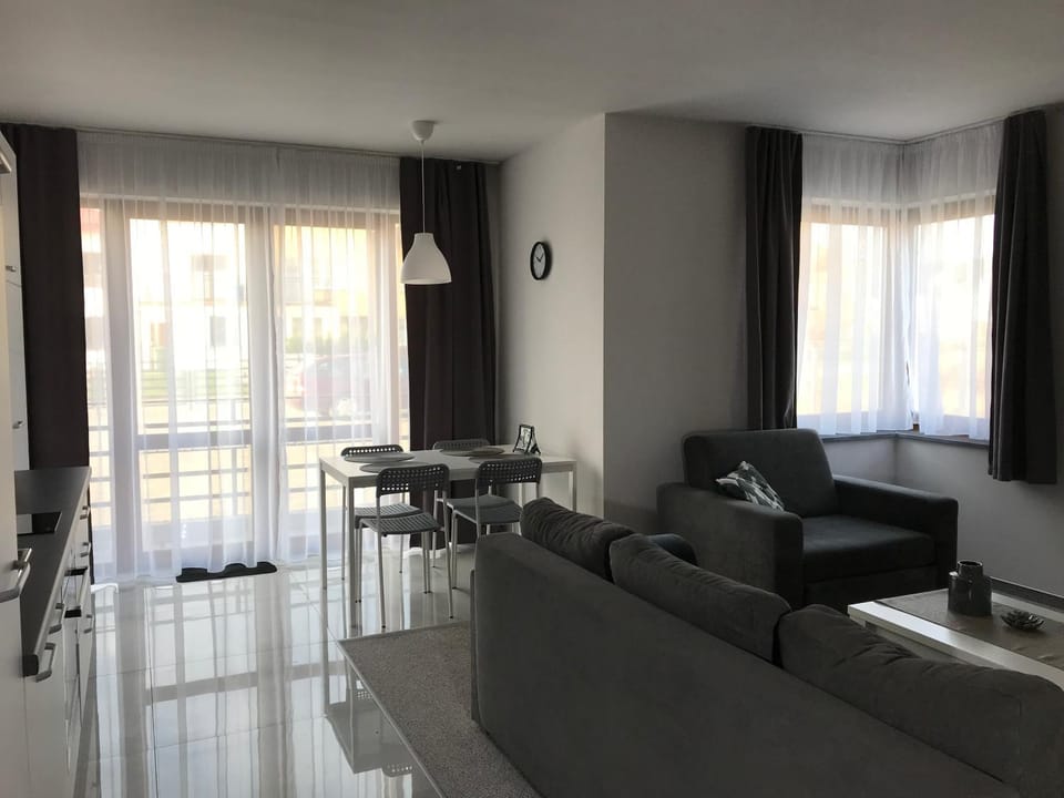Apartament koloru morza - Lazur Apartment in Leba