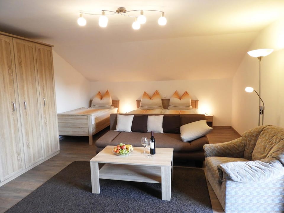 Living room, Bedroom