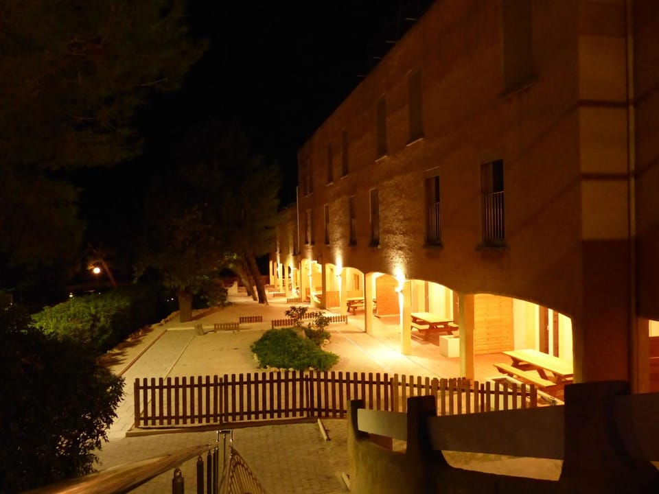 Property building, Night, Balcony/Terrace