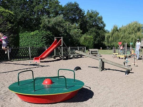 Children play ground, older children, Family
