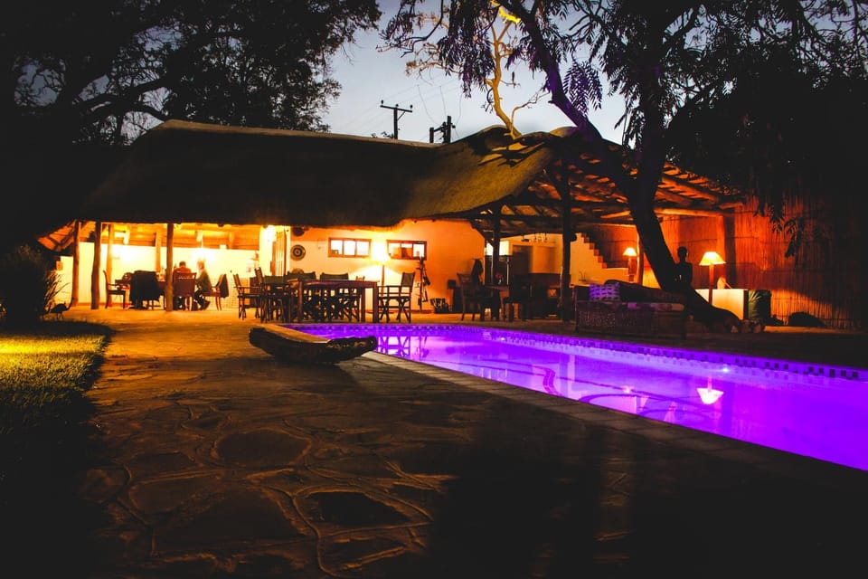 Swimming pool, Sunset