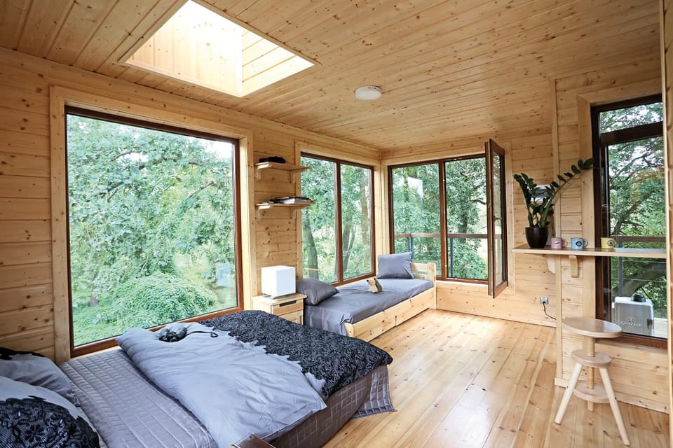 Bed, Natural landscape, Garden, View (from property/room), View (from property/room), Other, Other, Other, Photo of the whole room, Bedroom, Garden view, furniture, furniture, furniture