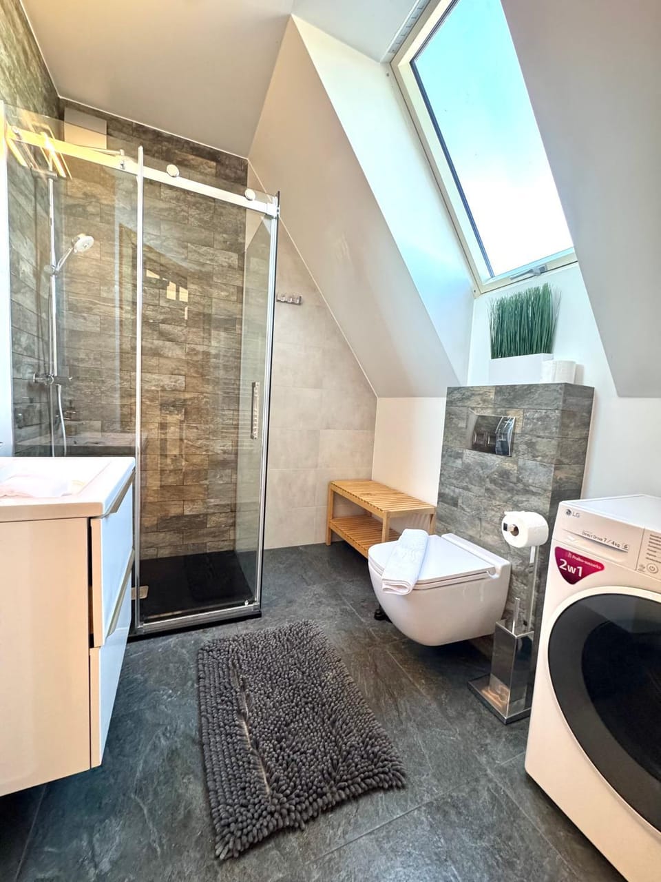 Shower, Toilet, Bathroom, washing machine