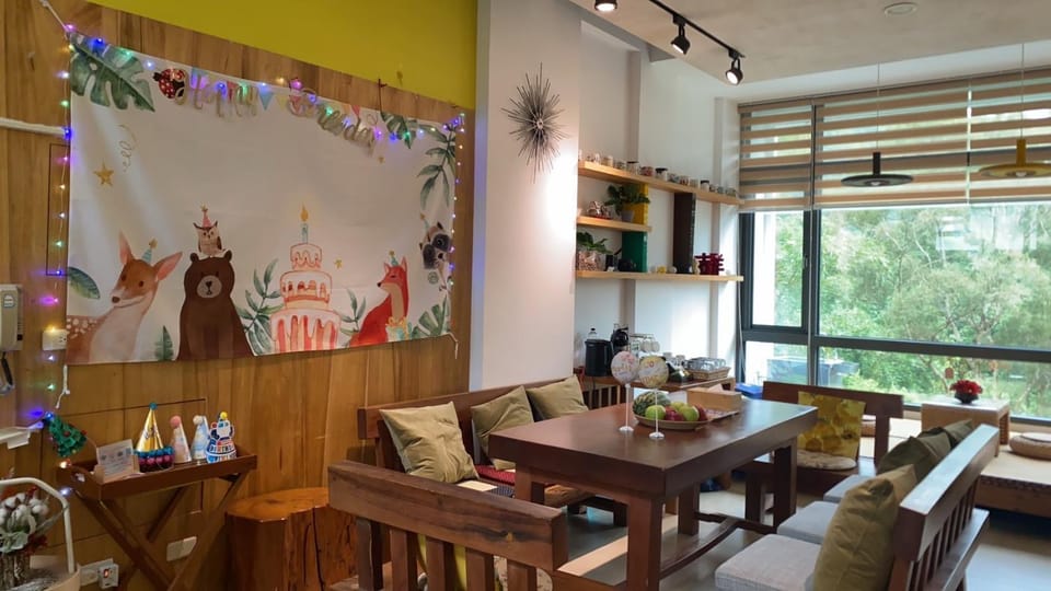 礁溪好好沐包棟溫泉Villa 龜山島景觀 客餐廳可開伙 KTV Netflix 禁菸 戶外平面停車 Villa in Taiwan, Province of China