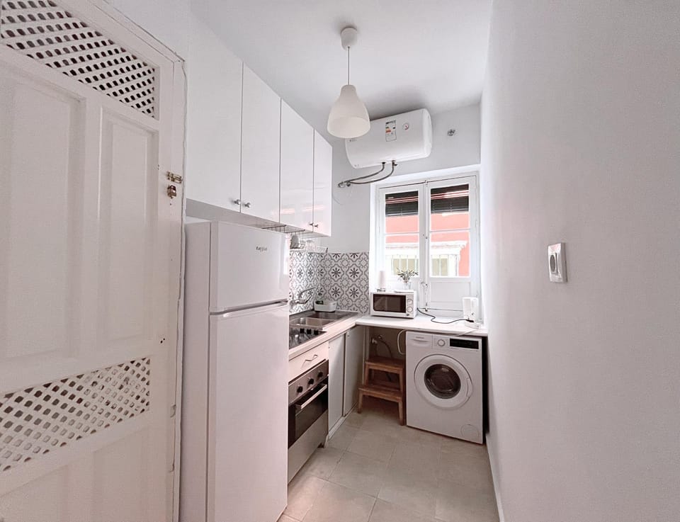 stove, toaster, washing machine