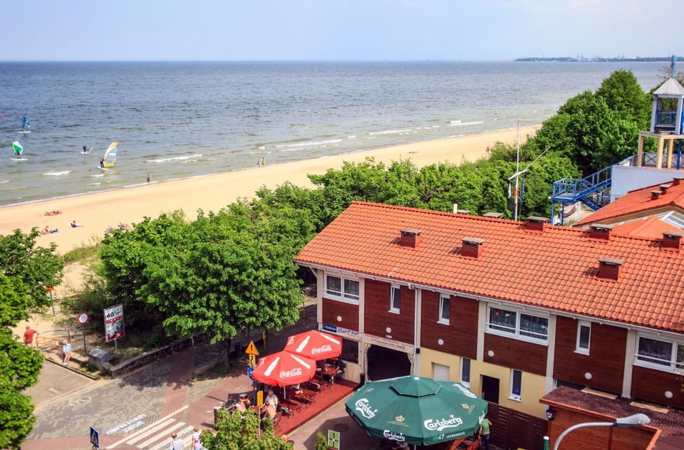 Property building, Bird's eye view, Beach, Sea view