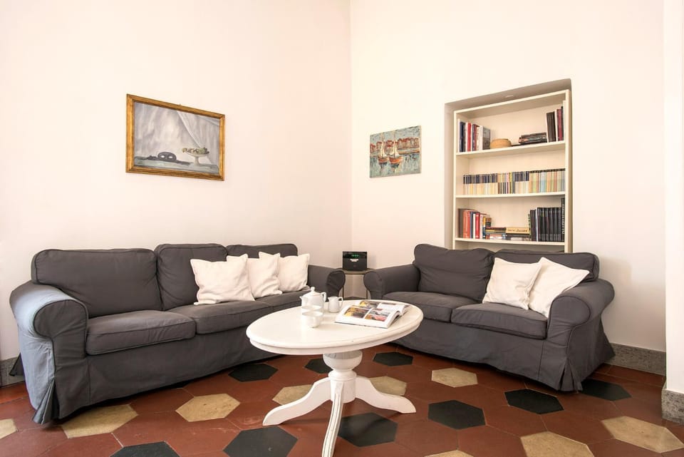 Living room, heating