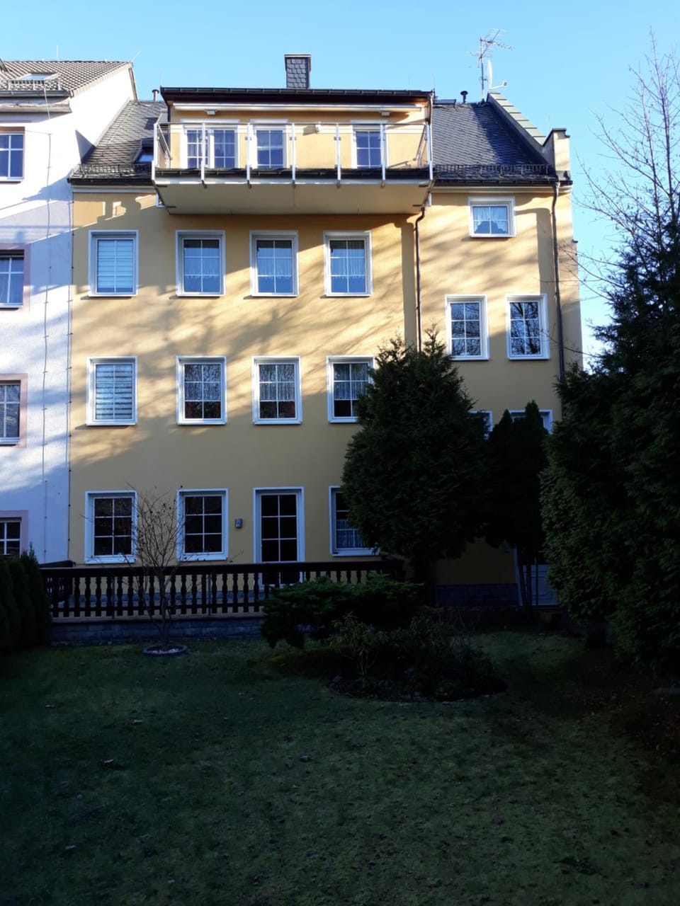 Property building, Garden view
