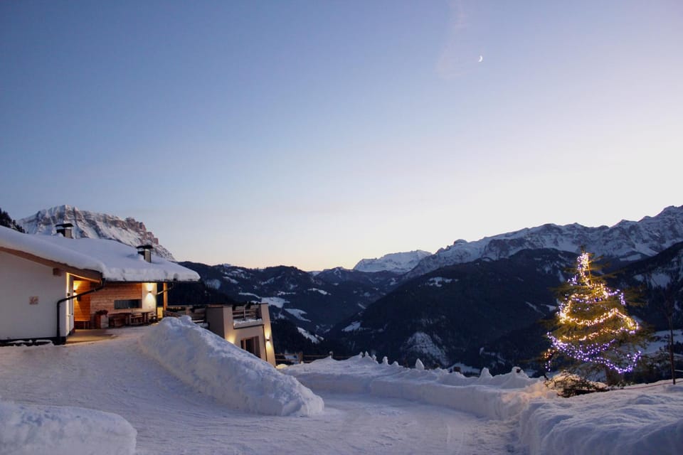 Property building, Natural landscape, Winter, Mountain view