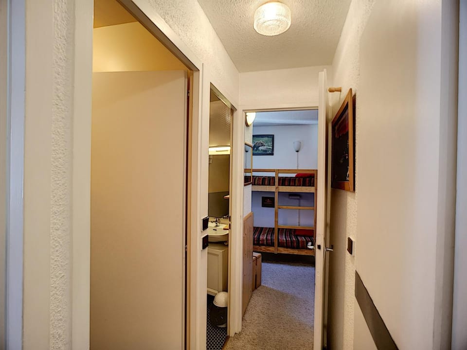Les Menuires: 2 pièces, 6 pers, sud, wifi, animaux admis Apartment in Les Allues