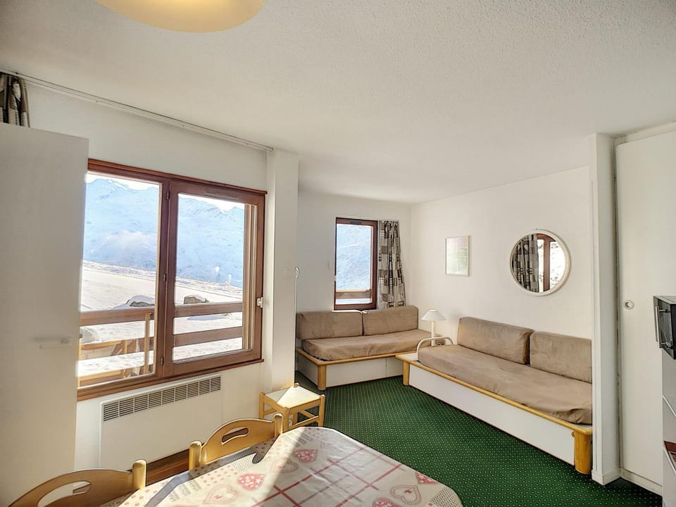 Agréable 2 pièces + cabine, 4 pers, animaux admis, parking Cabin in Les Allues