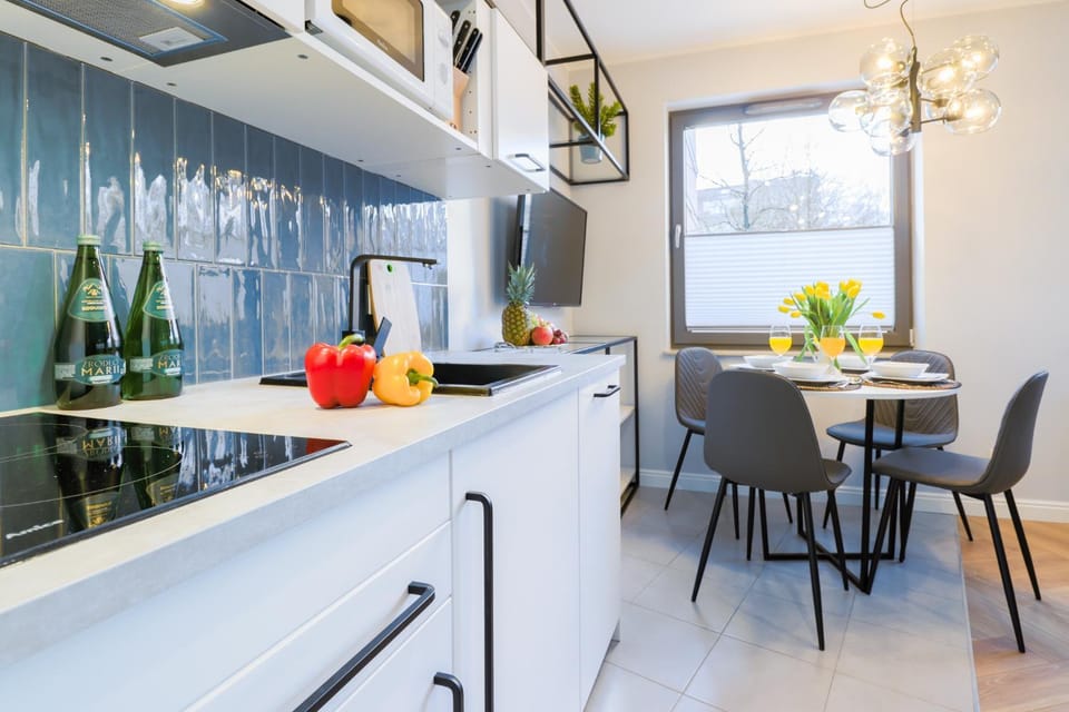 Kitchen or kitchenette, Living room, Dining area