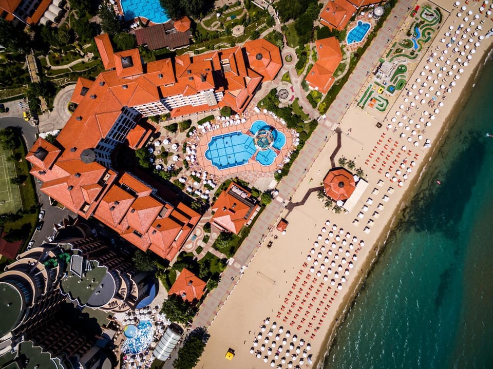 Bird's eye view, Beach, Sea view