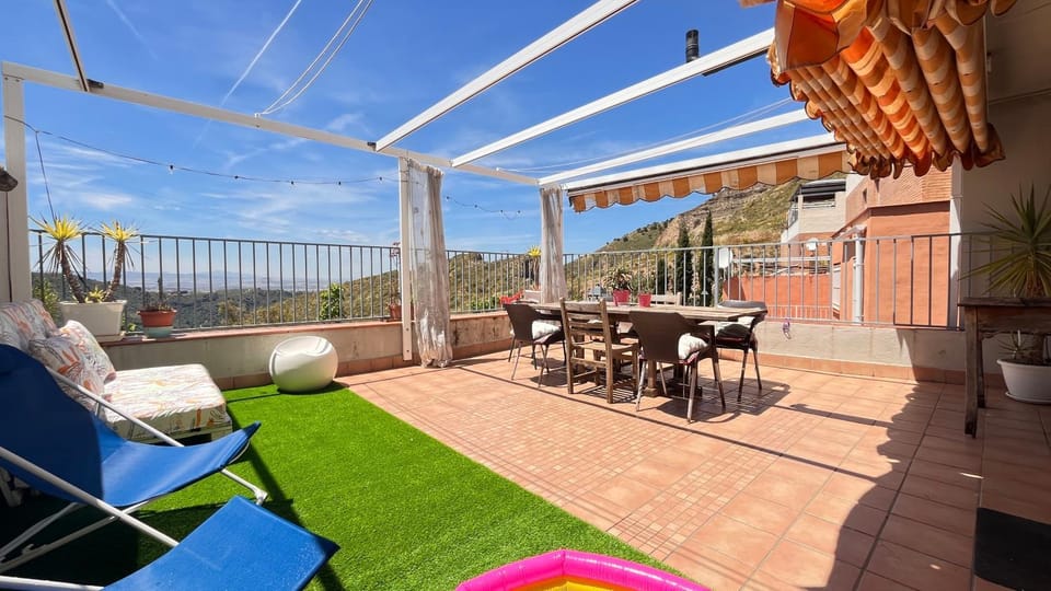 Natural landscape, Balcony/Terrace, Mountain view, sunbed