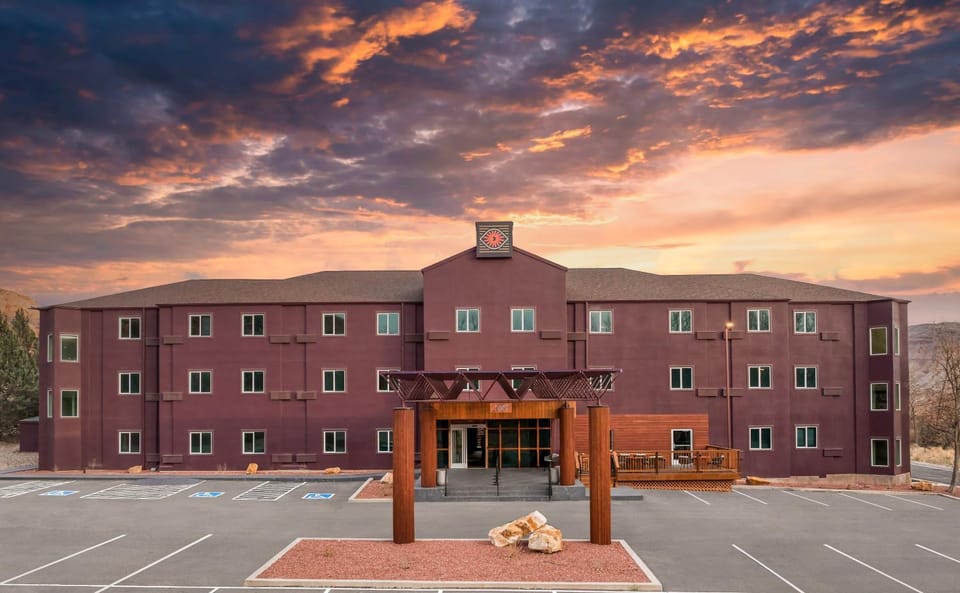 Property building, Sunset