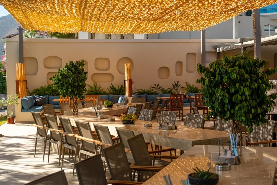 Patio, Restaurant/places to eat, Day, Living room, Seating area