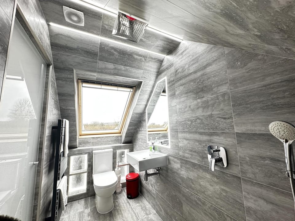 Shower, Toilet, Bathroom, towels