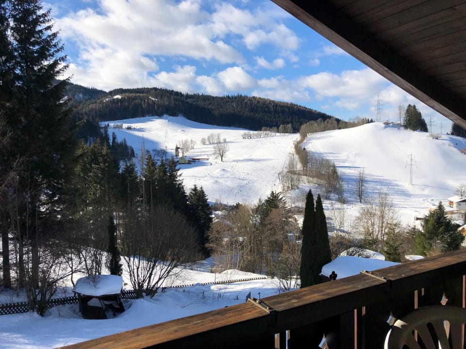 Winter, Balcony/Terrace, Garden view, Mountain view