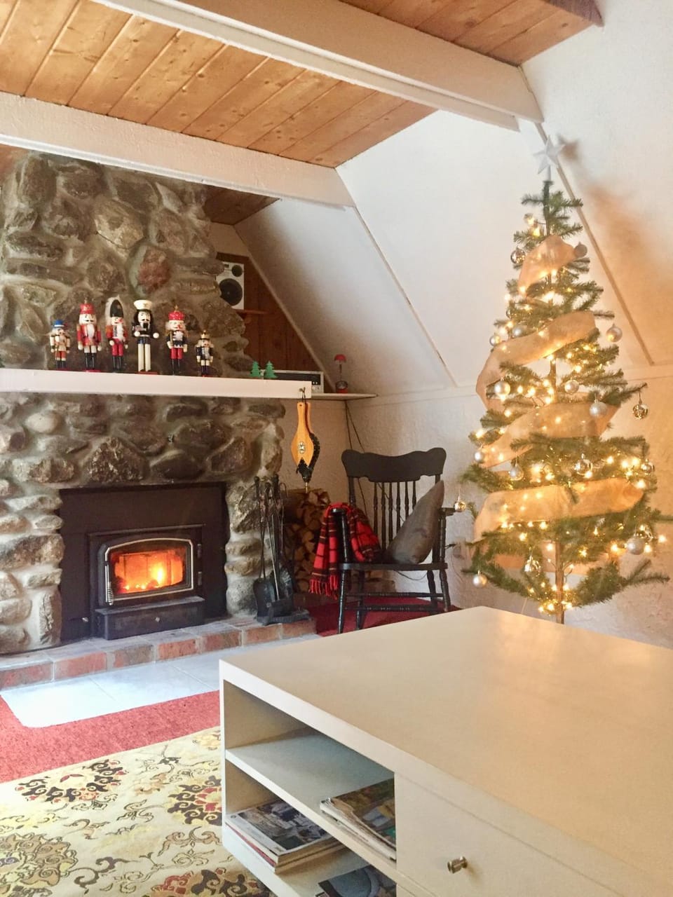 Winter, Living room