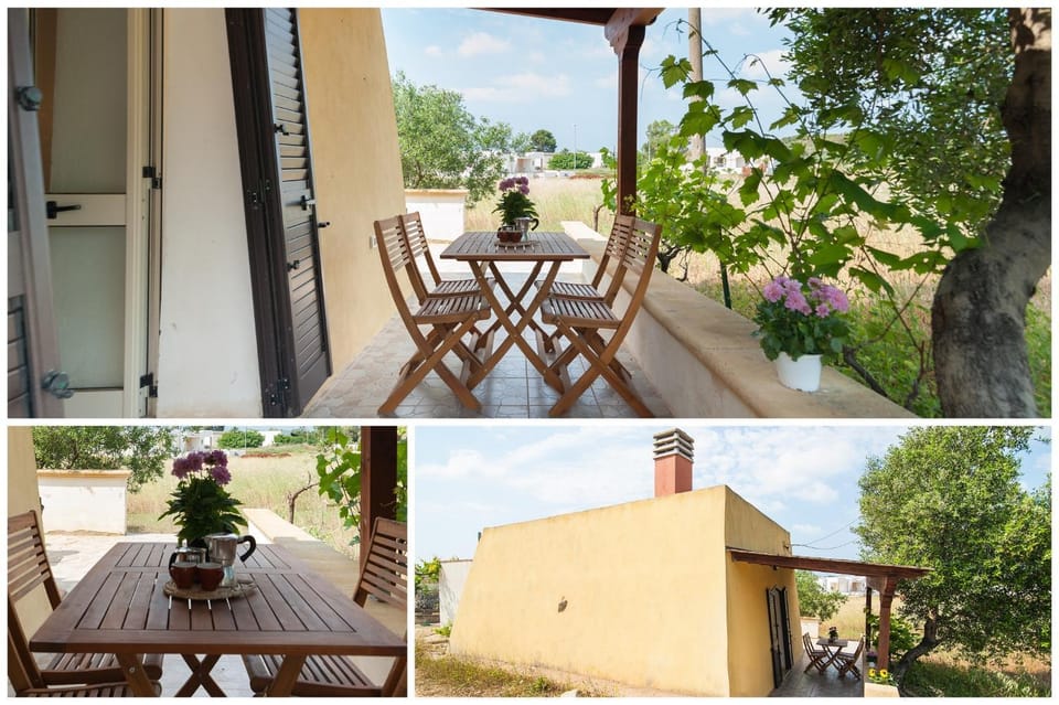 Property building, Patio, Natural landscape, Garden, Balcony/Terrace