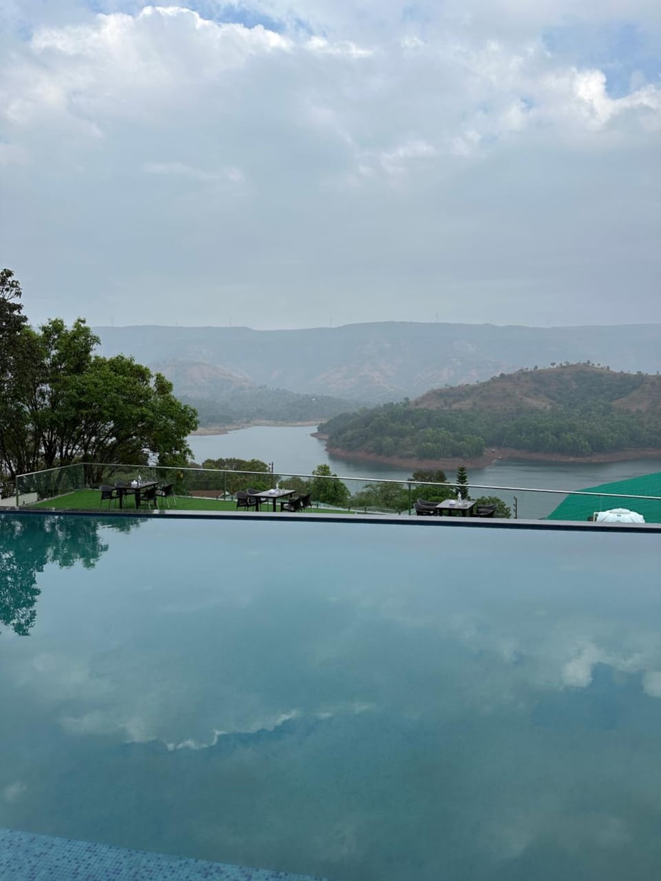 Day, Natural landscape, Lake view, Mountain view, Pool view, Swimming pool