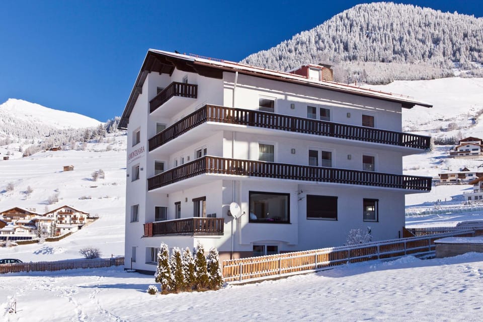 Property building, Bird's eye view, Winter