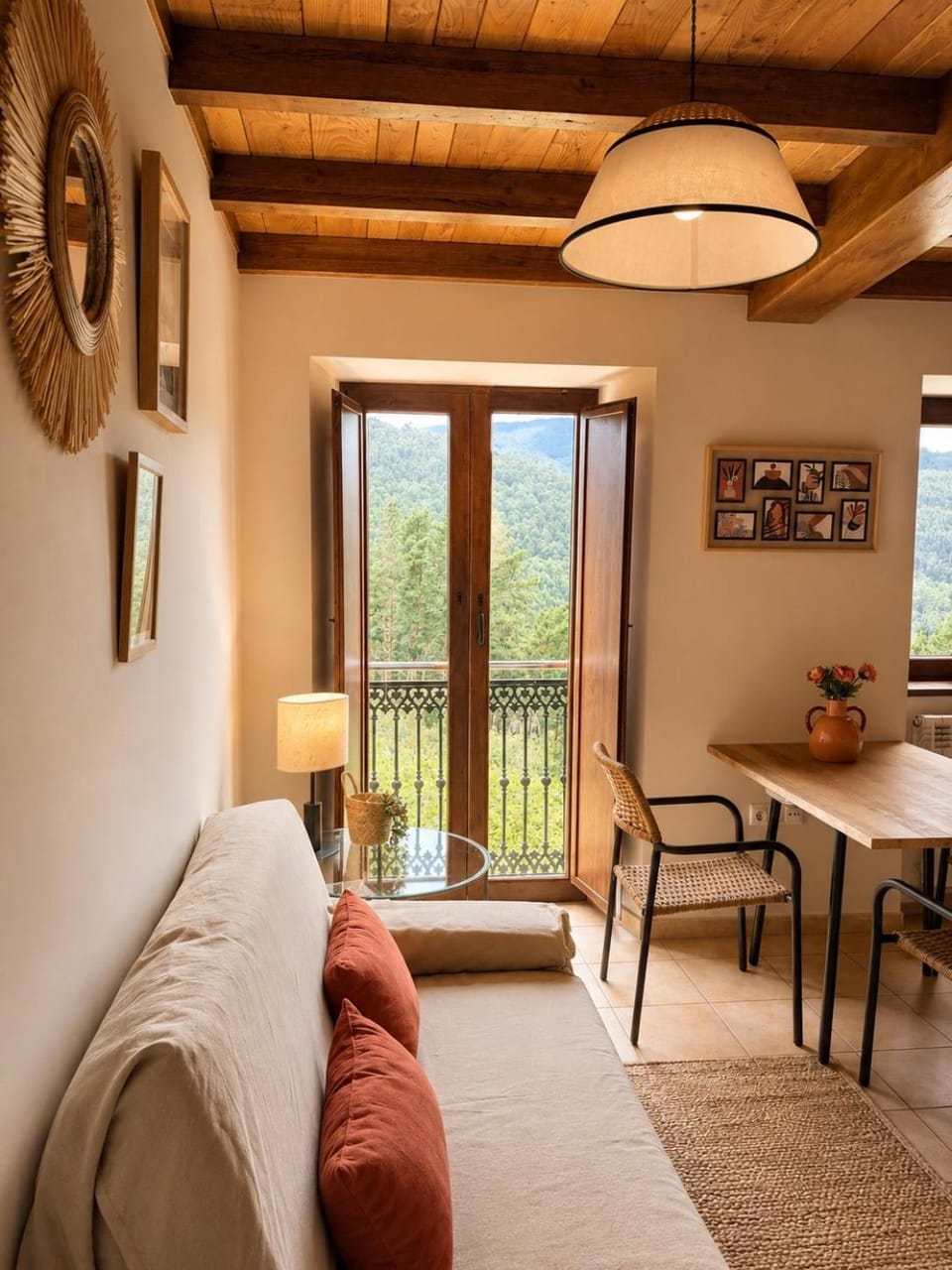 Balcony/Terrace, Living room, Photo of the whole room, Seating area, Dining area