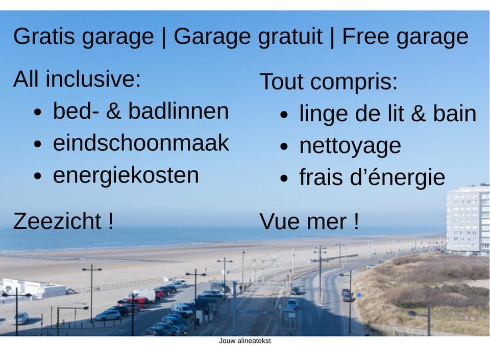 Sea view, Parking