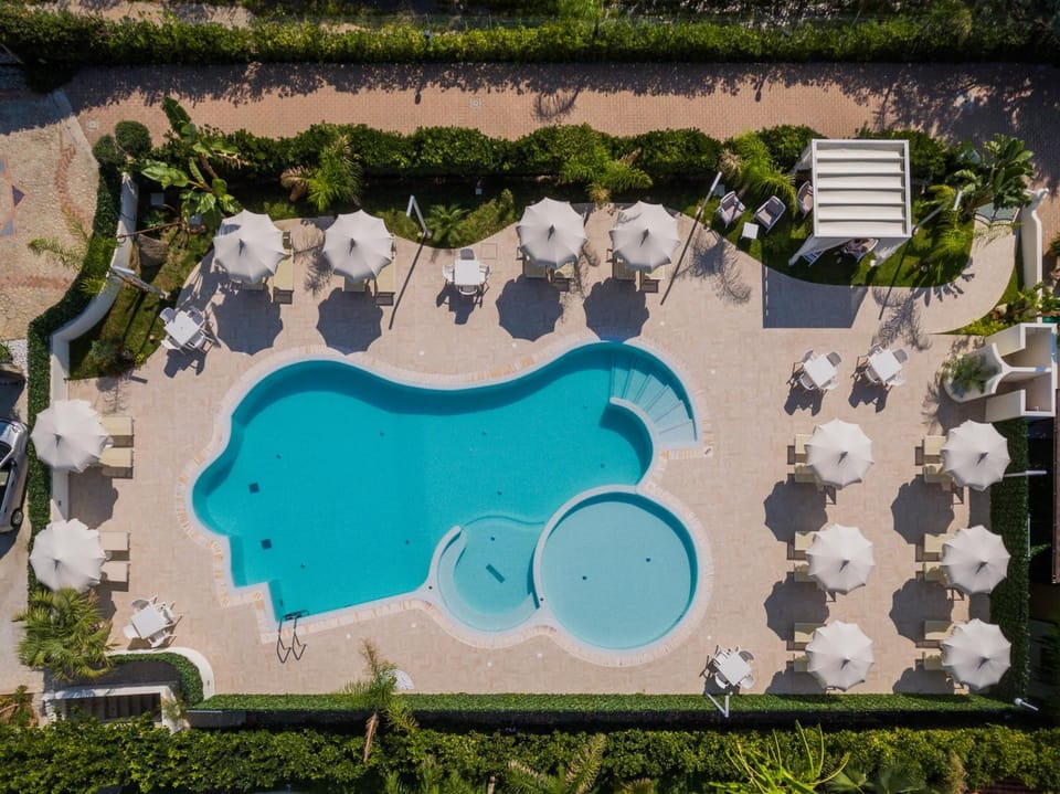 Bird's eye view, Swimming pool