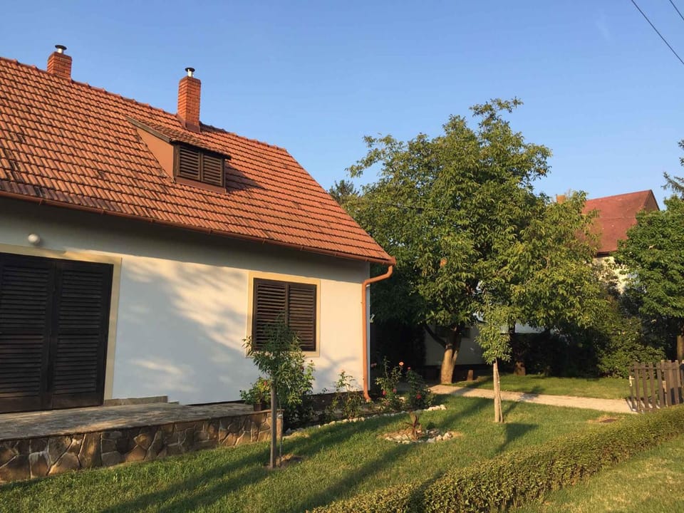 Property building, Summer, Garden