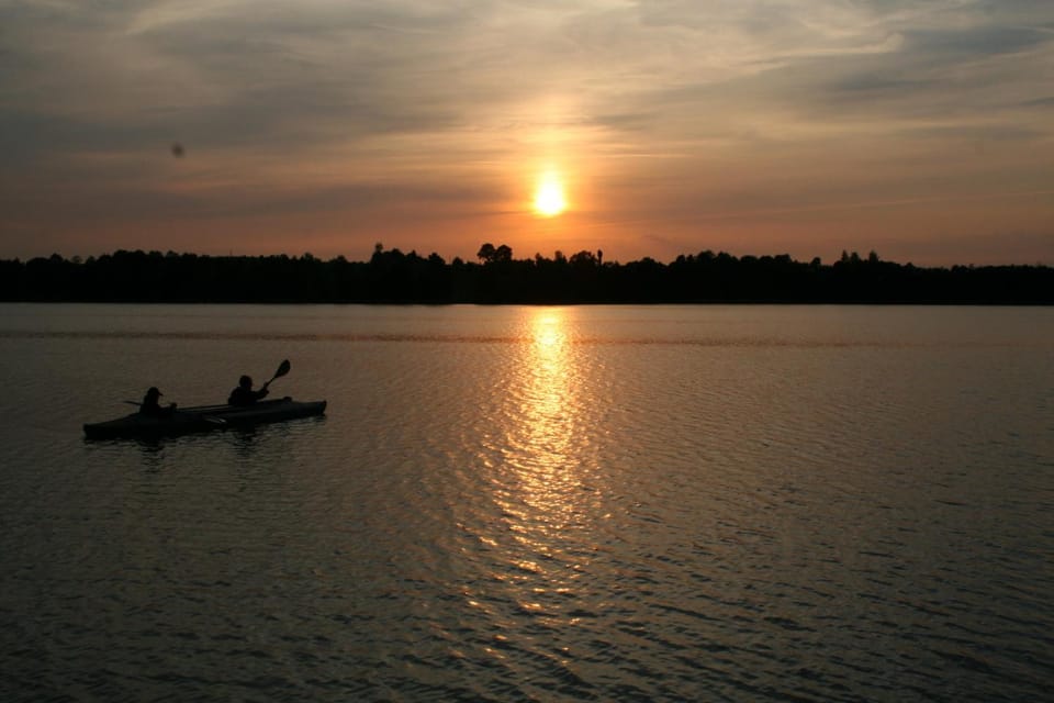 Canoeing, Sports, Sunset