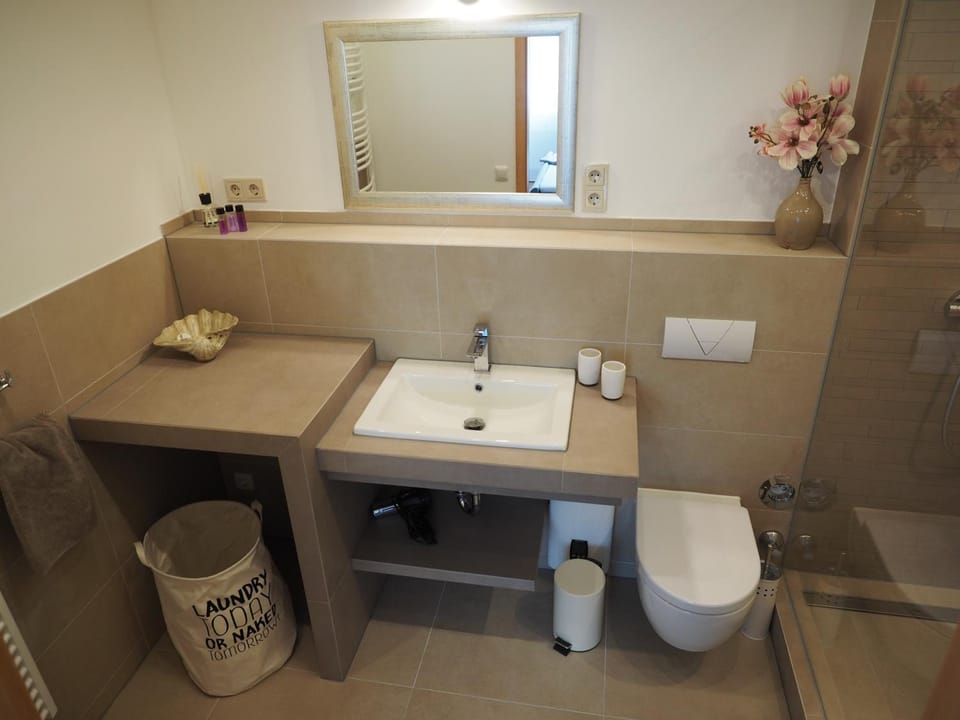 Toilet, Bathroom, towels