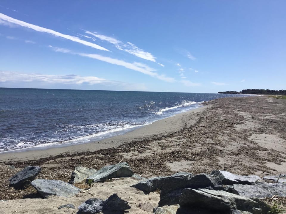 Natural landscape, Beach, Hiking