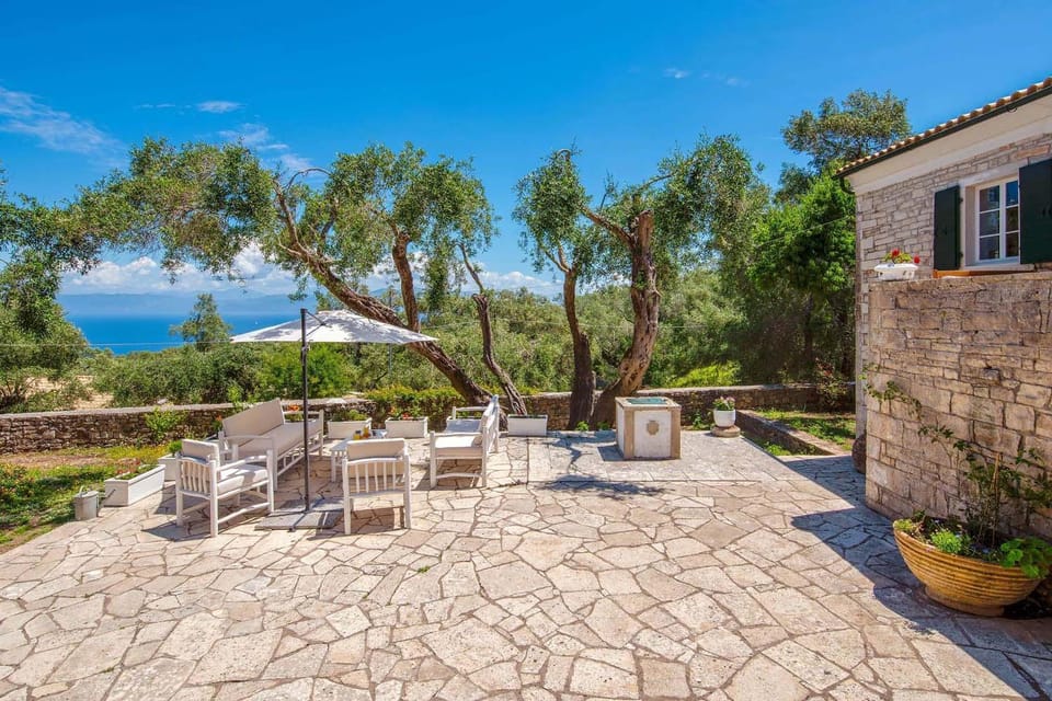 Olive Grove House Paxos Loggos Villa in Peloponnese, Western Greece and the Ionian
