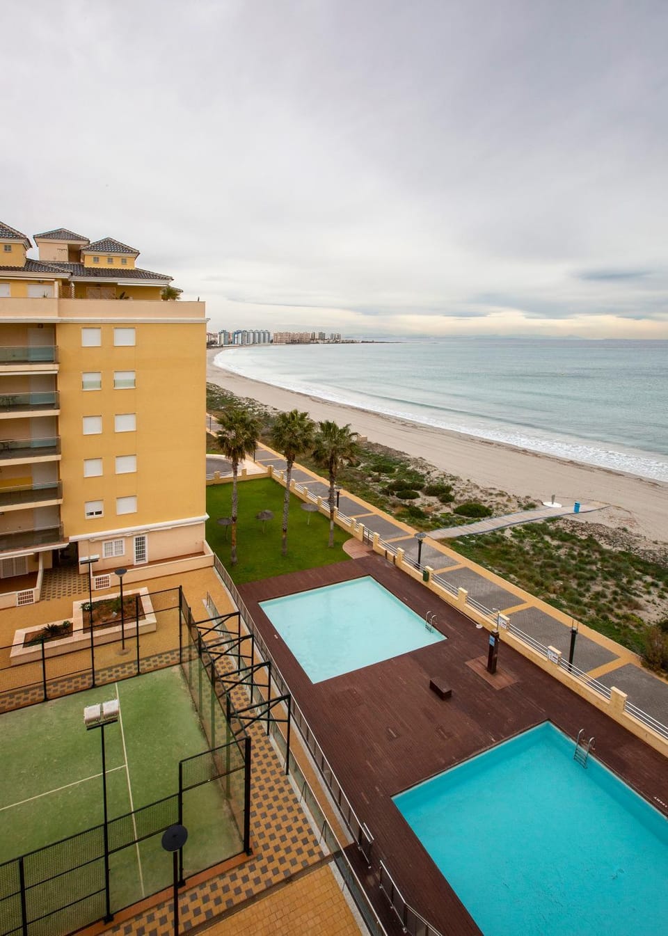 Bird's eye view, Beach, Tennis court, Swimming pool, Swimming pool