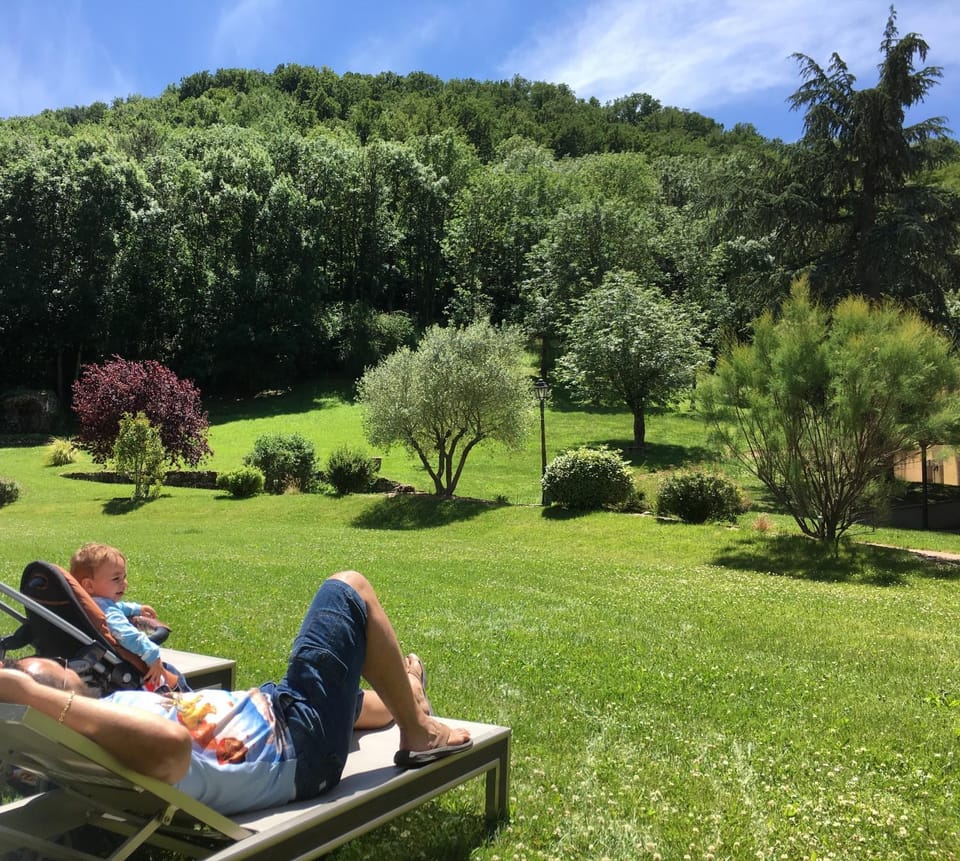Garden, Garden view, Mountain view, Family