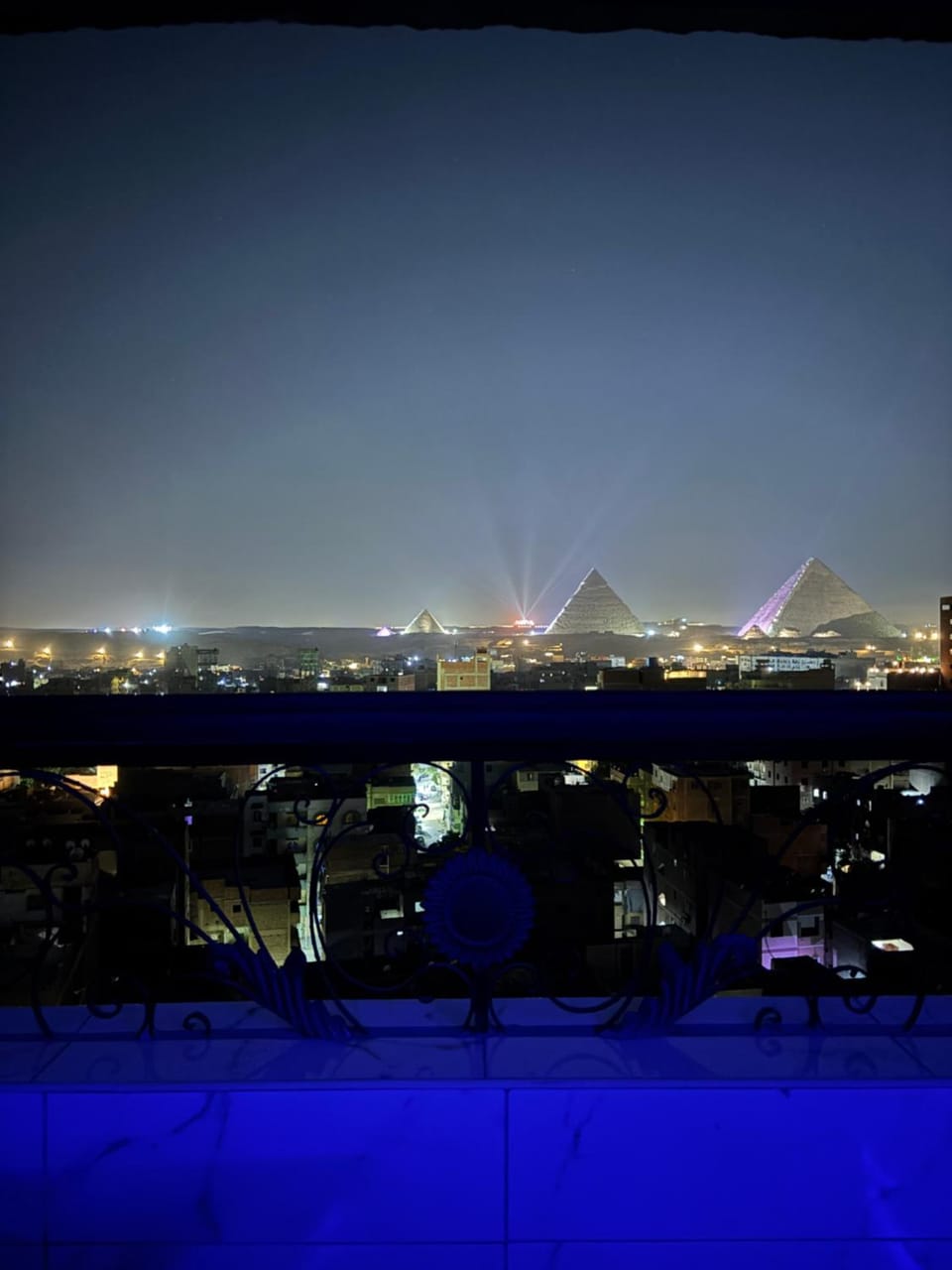 Night, Balcony/Terrace, City view, Landmark view