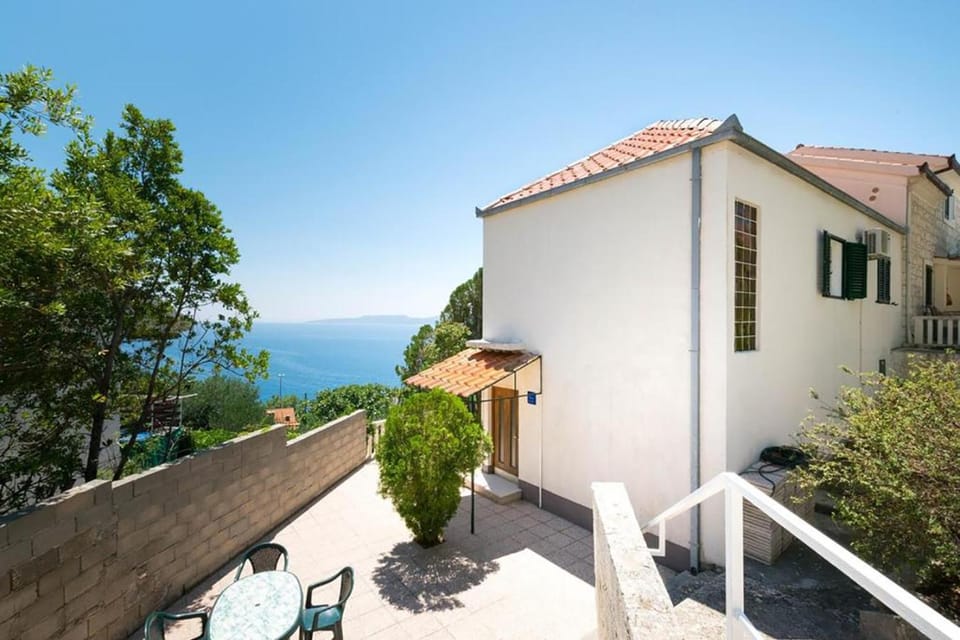 Patio, Facade/entrance, Sea view