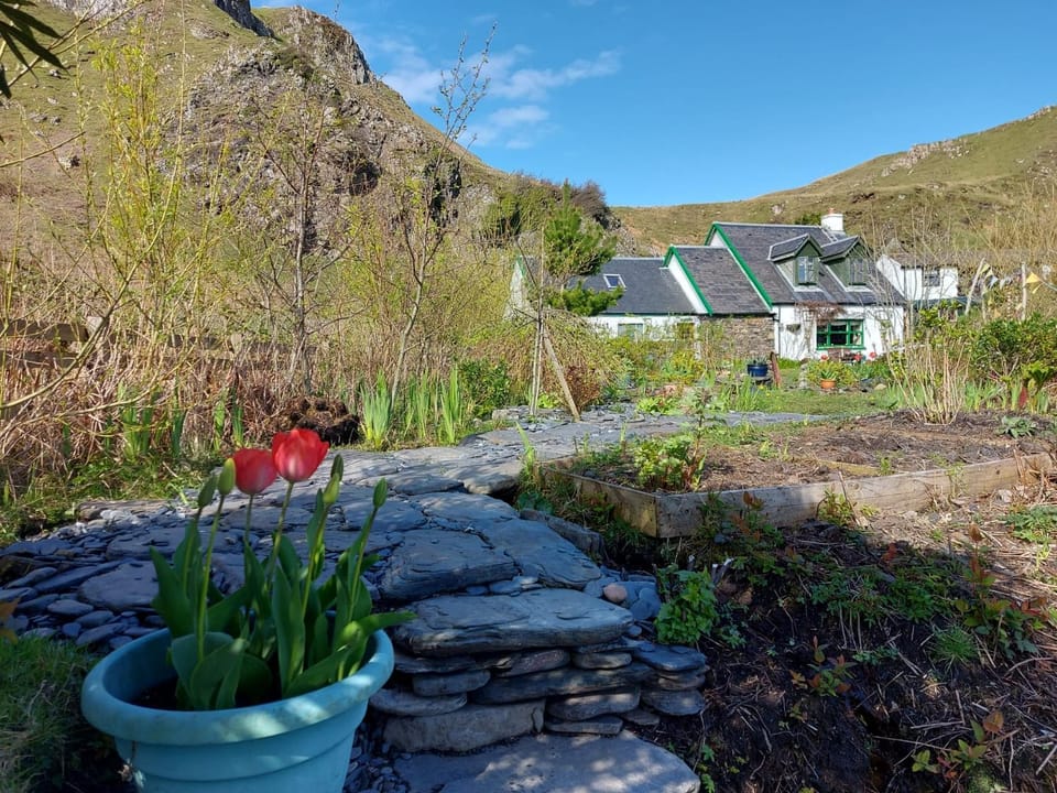 Property building, Garden, Mountain view