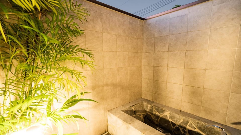 Night, Bathroom, Open Air Bath