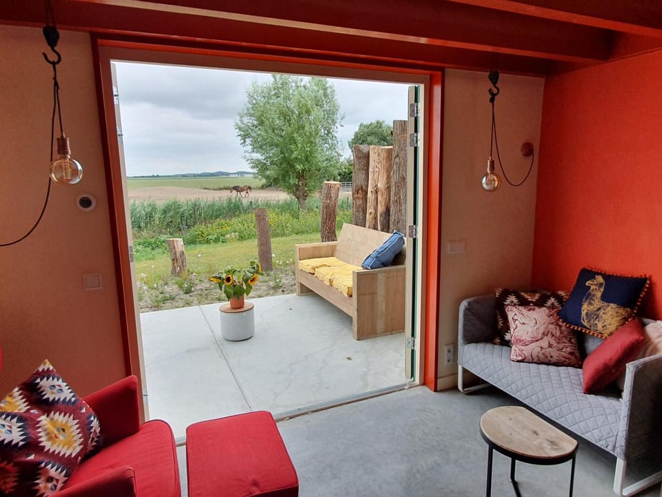 Patio, Kitchen or kitchenette, Living room, Dining area