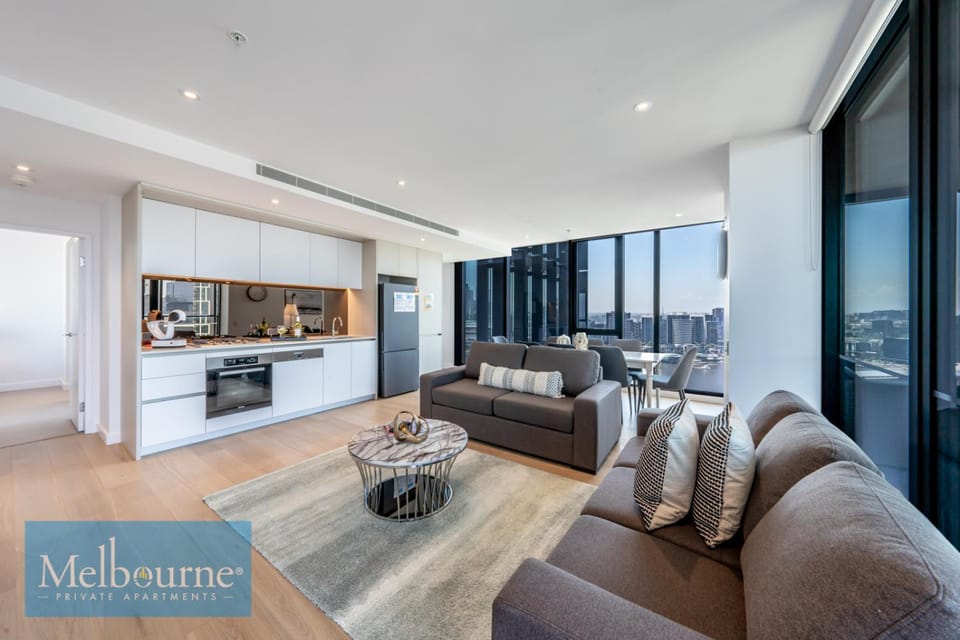 Living room, kitchen