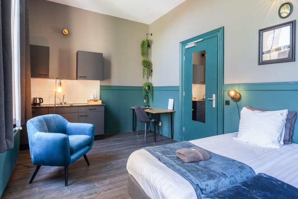 Coffee/tea facilities, Bedroom, towels
