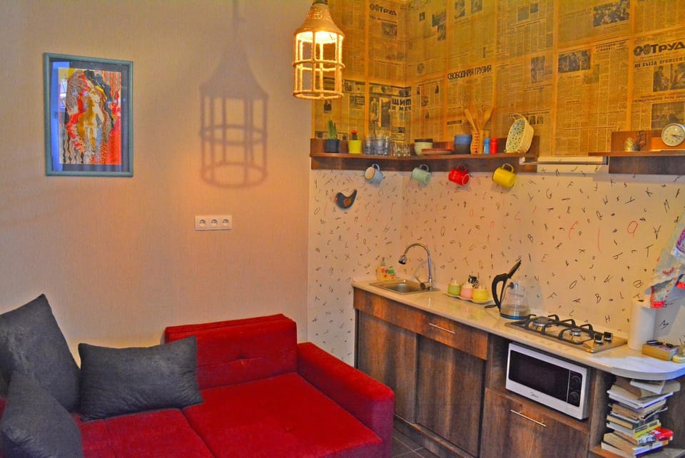 Librarians' Flat Apartment in Tbilisi, Georgia