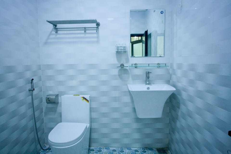 Shower, Toilet, towels
