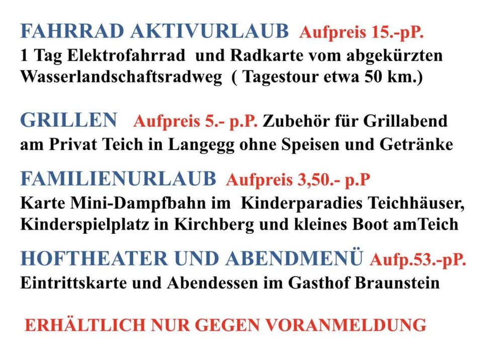 Sommerfrische Waldviertel Bed and Breakfast in Austria