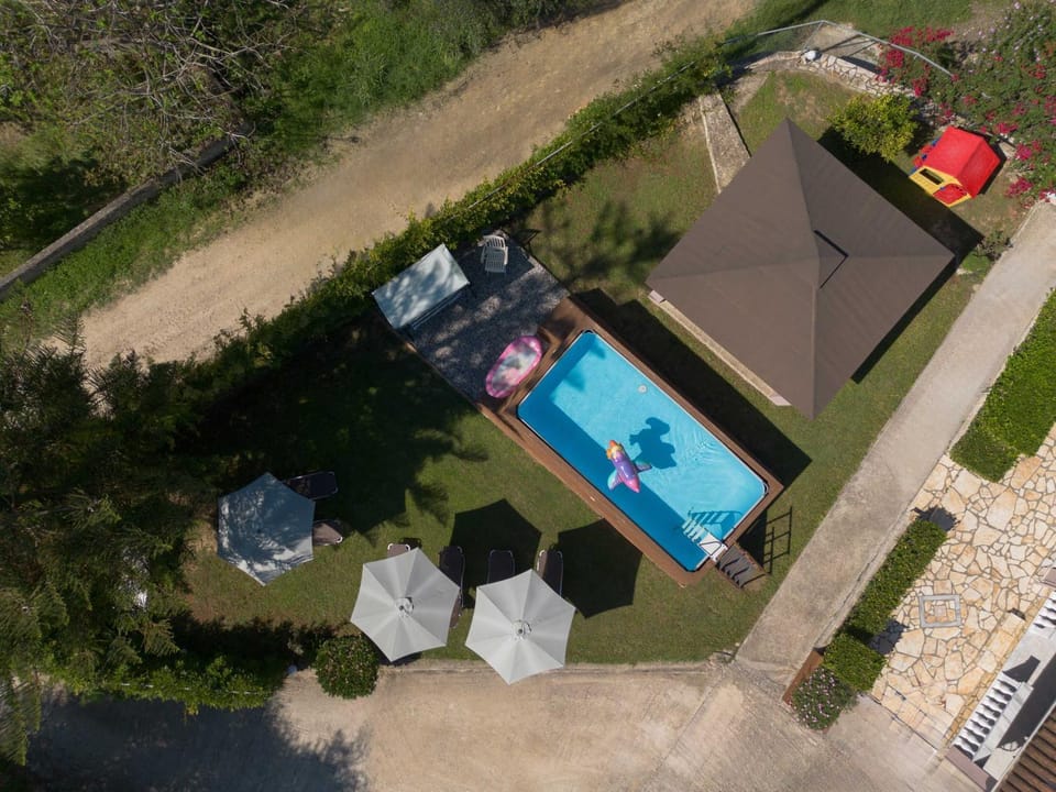 Bird's eye view, Pool view, Swimming pool, sunbed